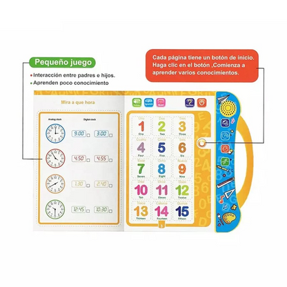 AprendiKids™ | Libro de estudio para niños +Pizarra LCD GRATIS
