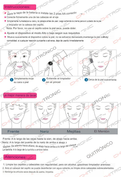 Limpiador facial 5 en 1 model: PD-009™