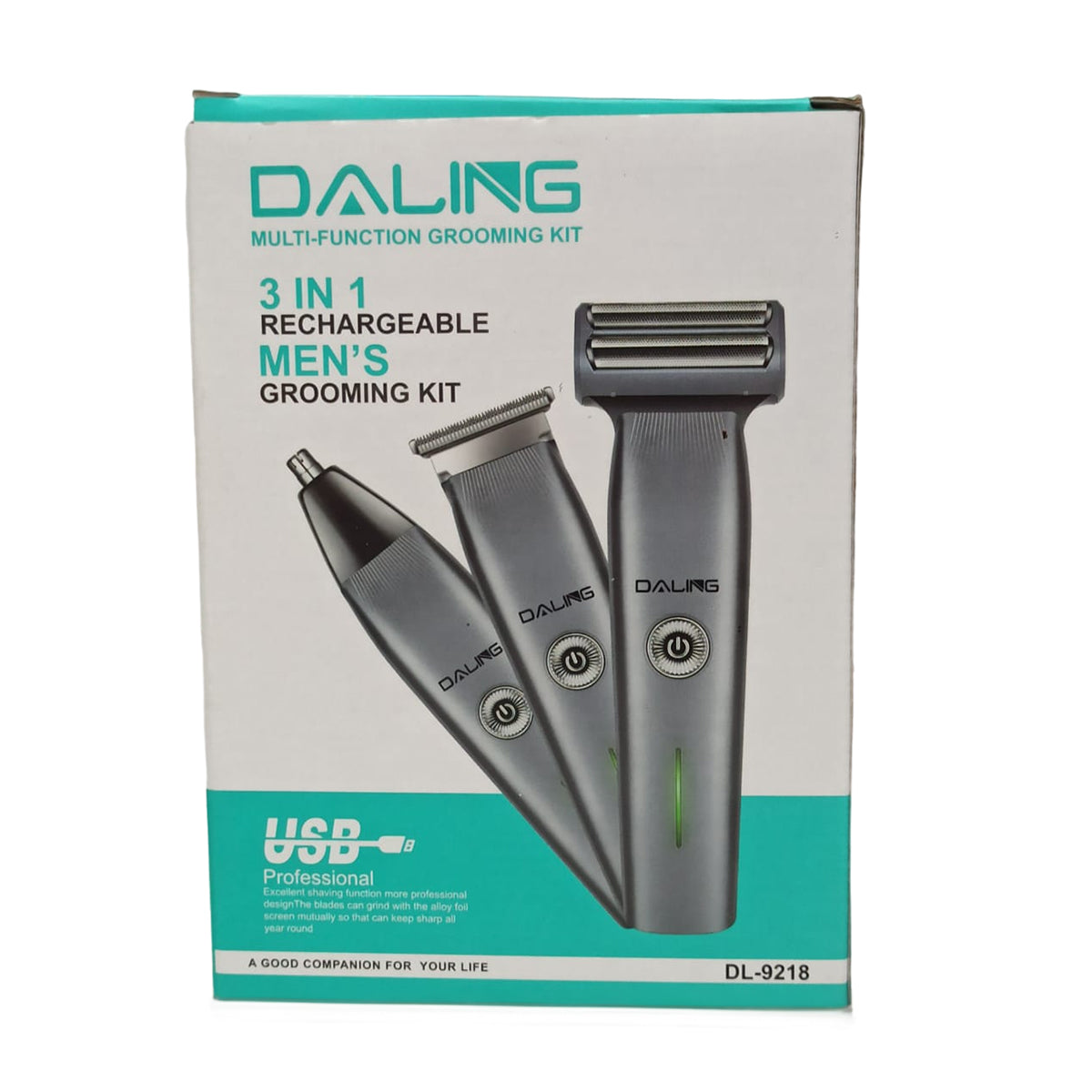 DAILING 3 en 1 – Kit de Abejon Recargable para Hombre