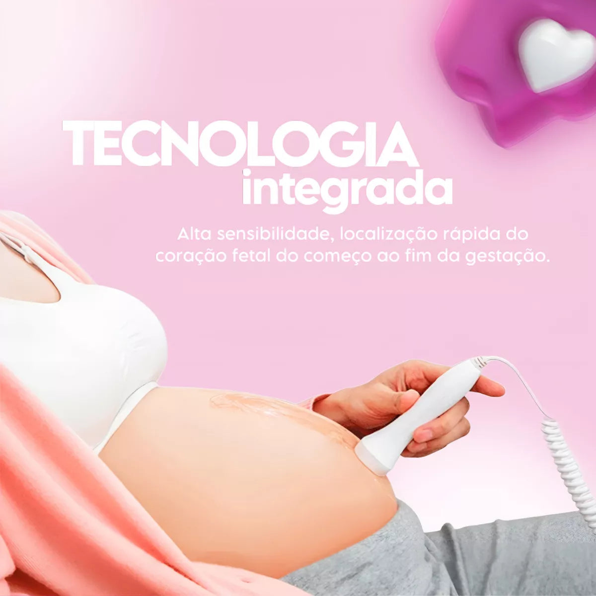 Monitor doppler Escucha los latidos de tu bebe desde la comodidad de tu casa.
