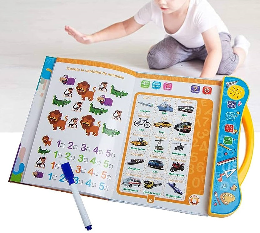 AprendiKids™ | Libro de estudio para niños +Pizarra LCD GRATIS
