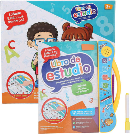 AprendiKids™ | Libro de estudio para niños +Pizarra LCD GRATIS